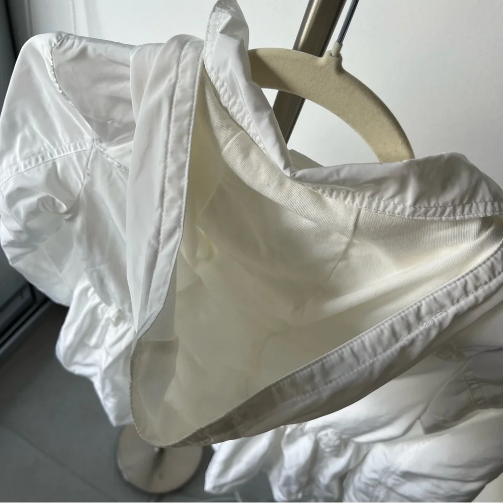 United Colors of Benetton classic double-breast white coat girls 8Y 9Y School